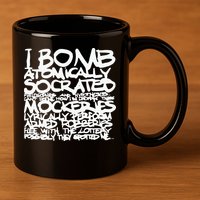 I Bomb Atomically Socrates’ Philosophies And Hypotheses 11oz C Handle Ceramic Mug