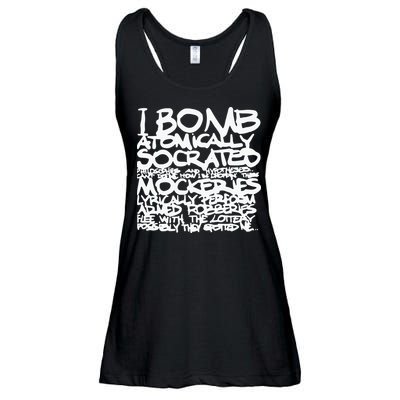 I Bomb Atomically Socrates’ Philosophies And Hypotheses Ladies Essential Flowy Tank