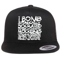 I Bomb Atomically Socrates’ Philosophies And Hypotheses Flatbill Hat