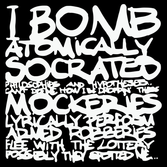 I Bomb Atomically Socrates’ Philosophies And Hypotheses Flatbill Hat