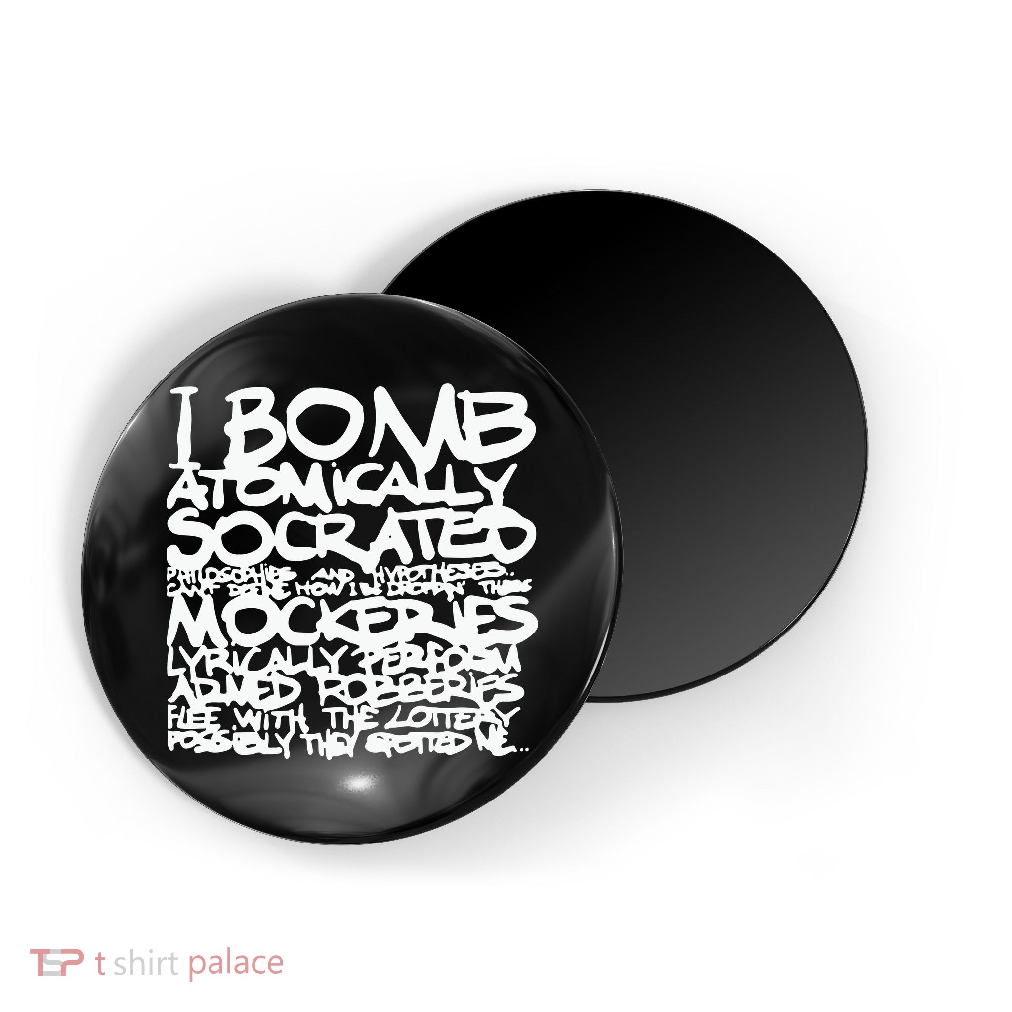 I Bomb Atomically Socrates’ Philosophies And Hypotheses Magnet