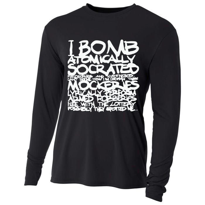 I Bomb Atomically Socrates’ Philosophies And Hypotheses Cooling Performance Long Sleeve Crew