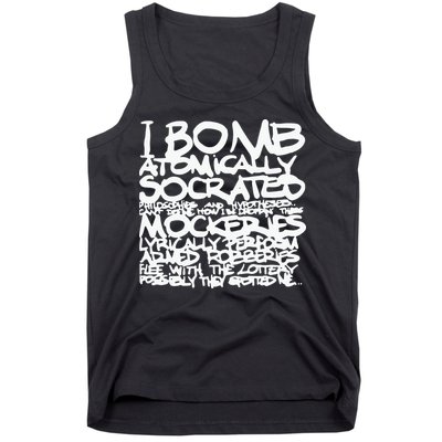 I Bomb Atomically Socrates’ Philosophies And Hypotheses Tank Top