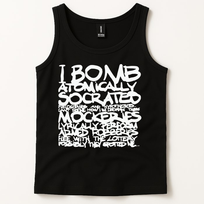 I Bomb Atomically Socrates’ Philosophies And Hypotheses Tank Top