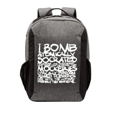 I Bomb Atomically Socrates’ Philosophies And Hypotheses Vector Backpack