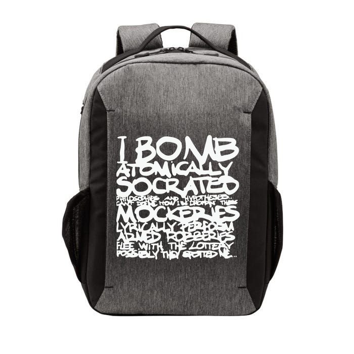 I Bomb Atomically Socrates’ Philosophies And Hypotheses Vector Backpack