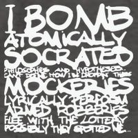 I Bomb Atomically Socrates’ Philosophies And Hypotheses Vector Backpack