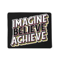 Imagine Believe Achieve Quote Vintage Mousepad