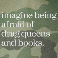 Imagine Being Afraid Of Drag Queens And Books Legacy Tie Dye Trucker Hat