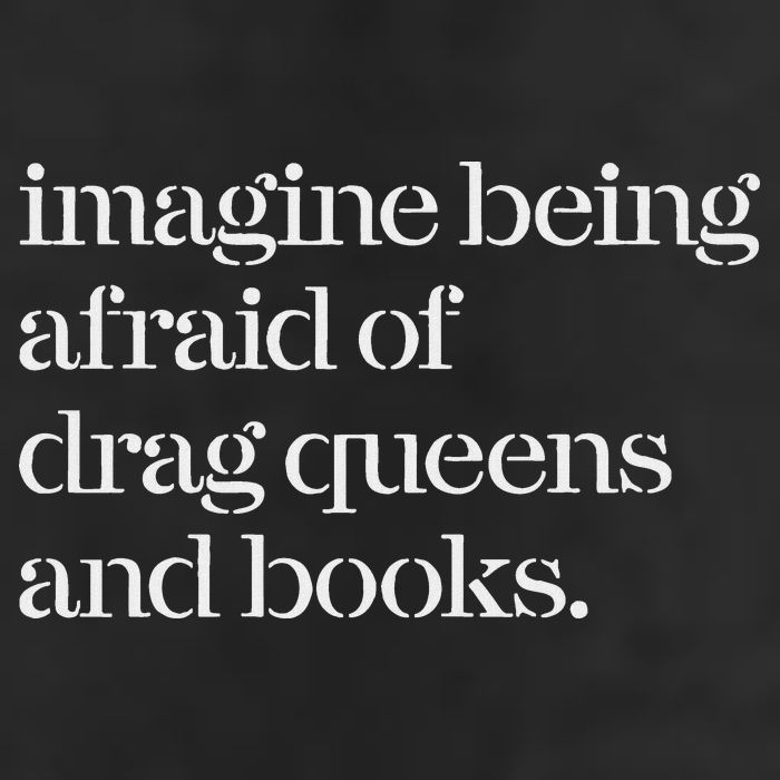 Imagine Being Afraid Of Drag Queens And Books Microfiber Hand Towel