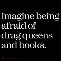 Imagine Being Afraid Of Drag Queens And Books Zip Tote Bag