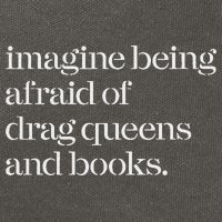 Imagine Being Afraid Of Drag Queens And Books Cotton Canvas Backpack