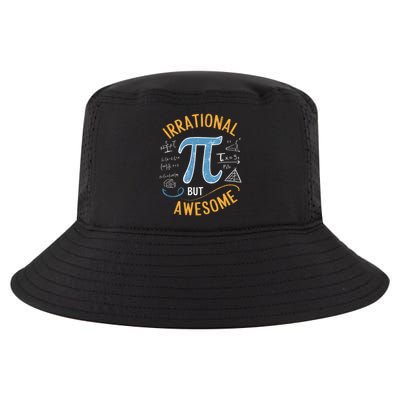 Irrational but awesome Funny Pi Day Spiral Pi Math Cool Comfort Performance Bucket Hat