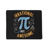Irrational but awesome Funny Pi Day Spiral Pi Math Mousepad