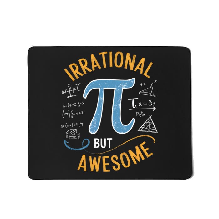 Irrational but awesome Funny Pi Day Spiral Pi Math Mousepad