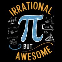 Irrational but awesome Funny Pi Day Spiral Pi Math Mousepad