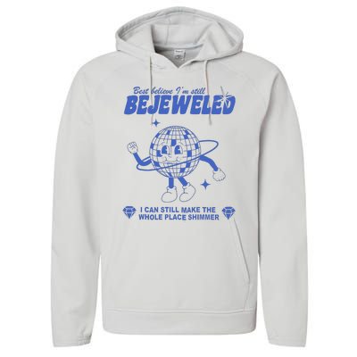 I'm Bejeweled Aesthetic Make The Whole Place Shimmer Performance Fleece Hoodie