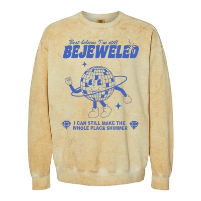 I'm Bejeweled Aesthetic Make The Whole Place Shimmer Colorblast Crewneck Sweatshirt