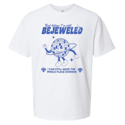 I'm Bejeweled Aesthetic Make The Whole Place Shimmer Sueded Cloud Jersey T-Shirt