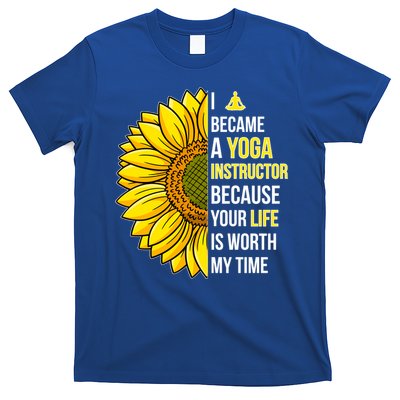 I Became A Yoga Instructor Yoga Teacher Cool Gift T-Shirt
