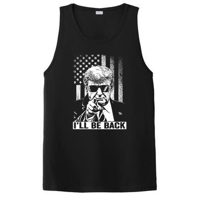 I'll Be Back I Will Be Back 2024 Trump President PosiCharge Competitor Tank