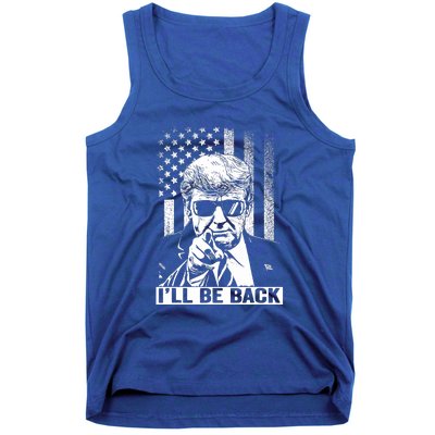 I'll Be Back I Will Be Back 2024 Trump President Tank Top