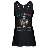 Italian By Blood American By Birth Patriot By Choice Cool Ladies Essential Flowy Tank