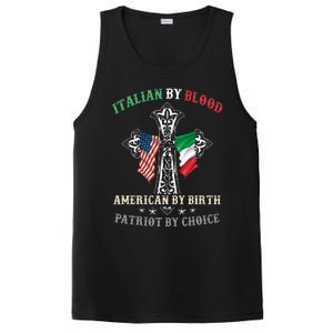 Italian By Blood American By Birth Patriot By Choice Cool PosiCharge Competitor Tank