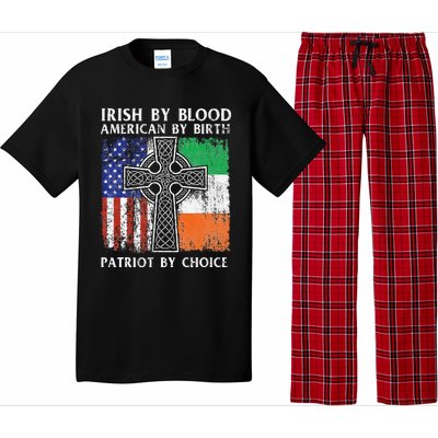 Irish By Blood American By Birth Patriot By Choice Ireland Pajama Set