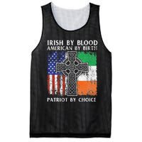 Irish By Blood American By Birth Patriot By Choice Ireland Mesh Reversible Basketball Jersey Tank