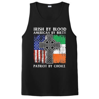 Irish By Blood American By Birth Patriot By Choice Ireland PosiCharge Competitor Tank