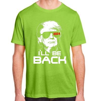 Ill Be Back Trump 2024 Adult ChromaSoft Performance T-Shirt