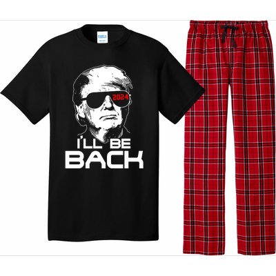 Ill Be Back Trump 2024 Pajama Set