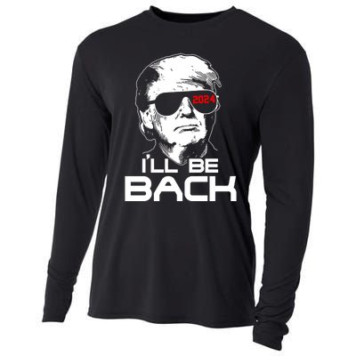 Ill Be Back Trump 2024 Cooling Performance Long Sleeve Crew