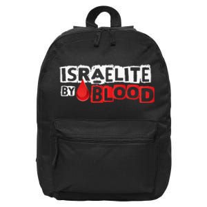 Israelite By Blood Hebrew Jewish Dna Tribe Of Judah Jew 16 in Basic Backpack