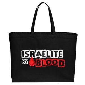 Israelite By Blood Hebrew Jewish Dna Tribe Of Judah Jew Cotton Canvas Jumbo Tote