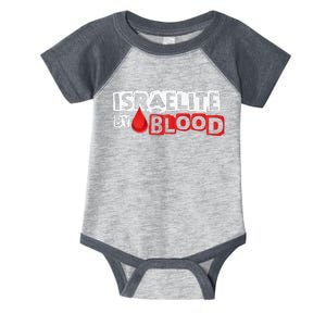 Israelite By Blood Hebrew Jewish Dna Tribe Of Judah Jew Infant Baby Jersey Bodysuit