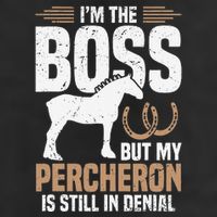 I´M Boss But My Percheron Is Still In Denial .Png Cool Comfort Performance Bucket Hat
