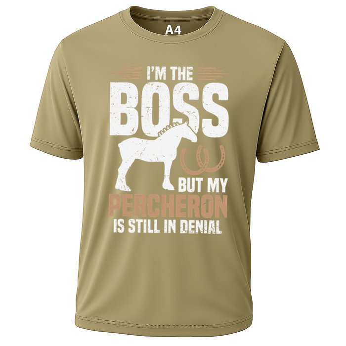 I´M Boss But My Percheron Is Still In Denial .Png Performance Shirt