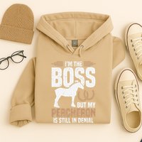 I´M Boss But My Percheron Is Still In Denial .Png Hoodie