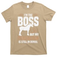 I´M Boss But My Percheron Is Still In Denial .Png T-Shirt