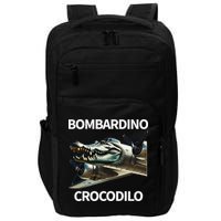 Italian Brainrot Bombardino Crocodilo Impact Tech Backpack