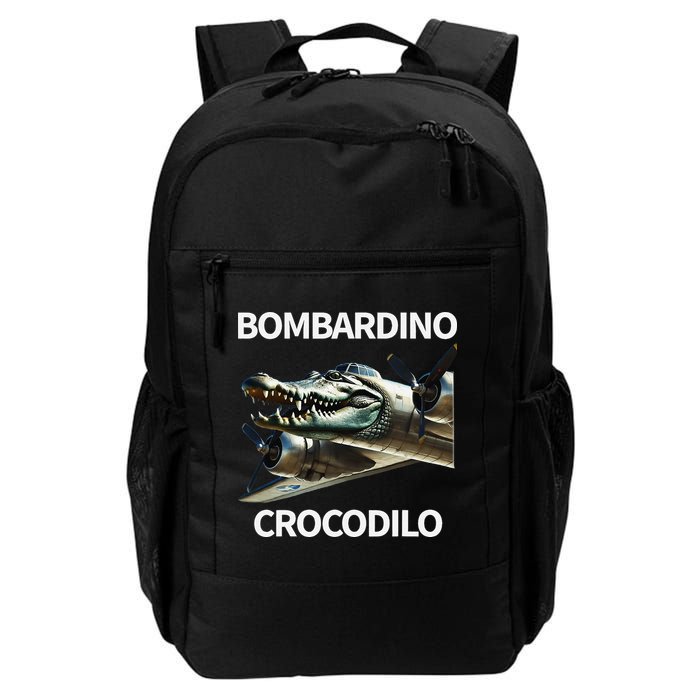Italian Brainrot Bombardino Crocodilo Backpack