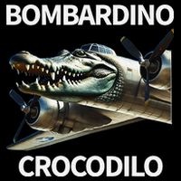 Italian Brainrot Bombardino Crocodilo 7-Panel Snapback Hat