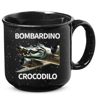Italian Brainrot Bombardino Crocodilo 15oz Campfire Ceramic Mug