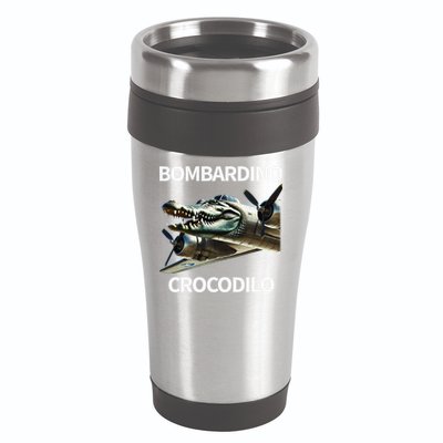 Italian Brainrot Bombardino Crocodilo 16oz Travel Tumbler