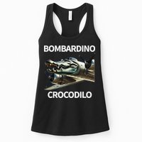Italian Brainrot Bombardino Crocodilo Womens Tank Top
