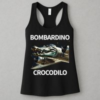 Italian Brainrot Bombardino Crocodilo Womens Tank Top