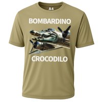 Italian Brainrot Bombardino Crocodilo Cooling Performance Crew T-Shirt
