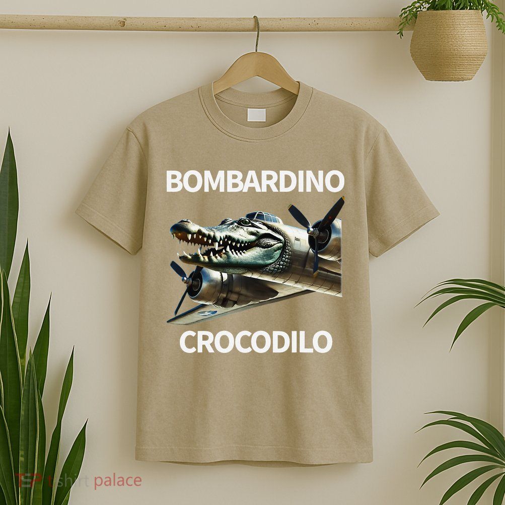 Italian Brainrot Bombardino Crocodilo T-Shirt